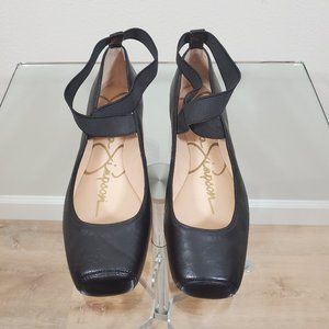 Jessica Simpson Mandalaye Elastic Ballet Flats 9.5